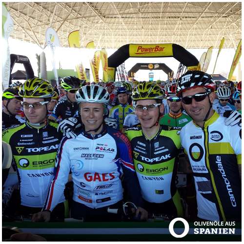 Radsport-Team Olivenöle aus Spanien