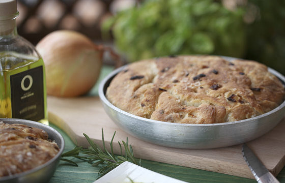 Brot mit Olivenöl