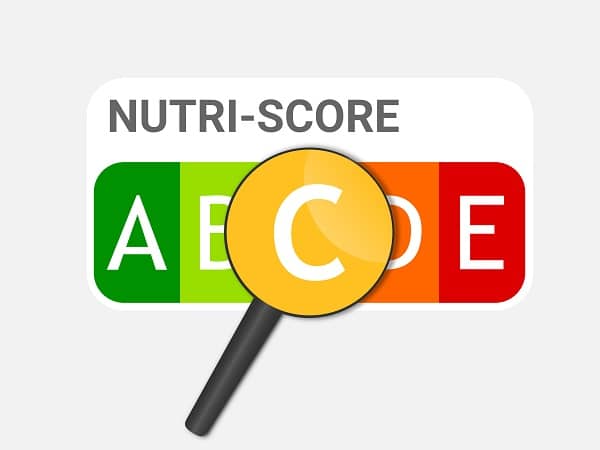 NutriScore-Etikett für Olivenöl