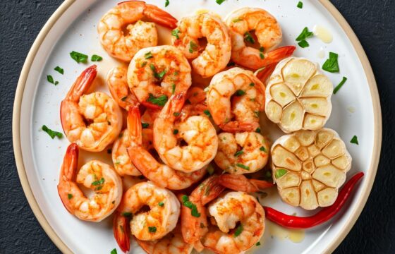 Garnelen mit Knoblauch, spanische Art