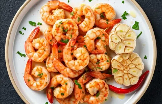 Garnelen mit Knoblauch, spanische Art