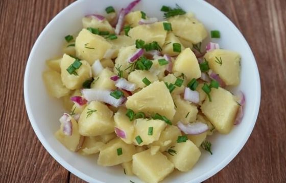 Rezept für Schwäbischer Kartoffelsalat mit spanischem Olivenöl