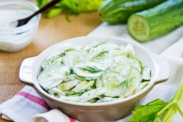 Rezept Rahm Gurkensalat