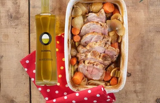 Schweinebraten mit Gemüse