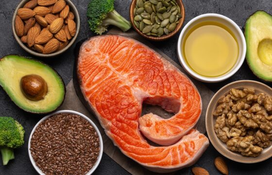 Lebensmittel mit Omega-Fettsäuren für die Gesundheit
